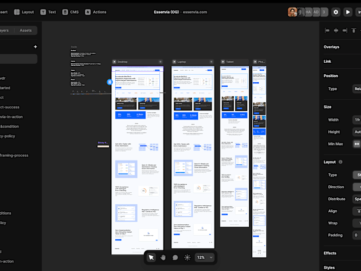 Cover image for Full Framer Website with CMS & SEO: MedTech Startup