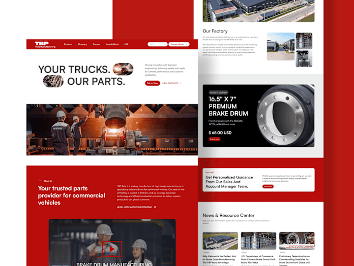 Cover image for TBP Auto — Premium Brake Drums for Commercial Vehicles