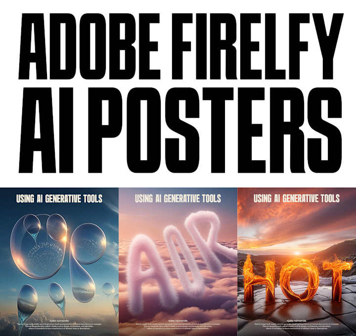 Cover image for Adobe Firefly AI Posters :: Behance