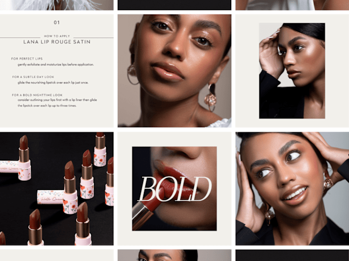 Cover image for Instagram Feed Curation | SABREEN COSMETICS