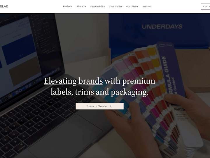 Cover image for Design & Development of the Circular Branding Group Website