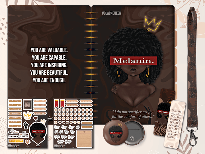 Cover image for Melanin Planner & Merch