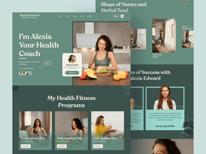 Cover image for Personal Health Coach Landing Page