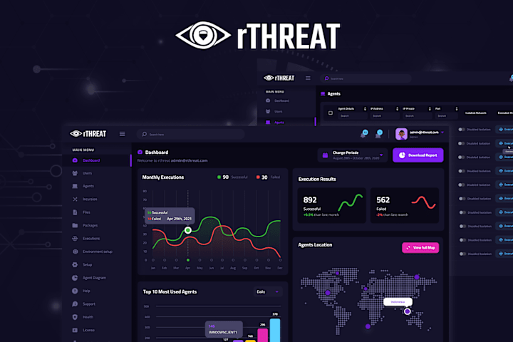 Cover image for Dashboard Design for Virus Protection Overview