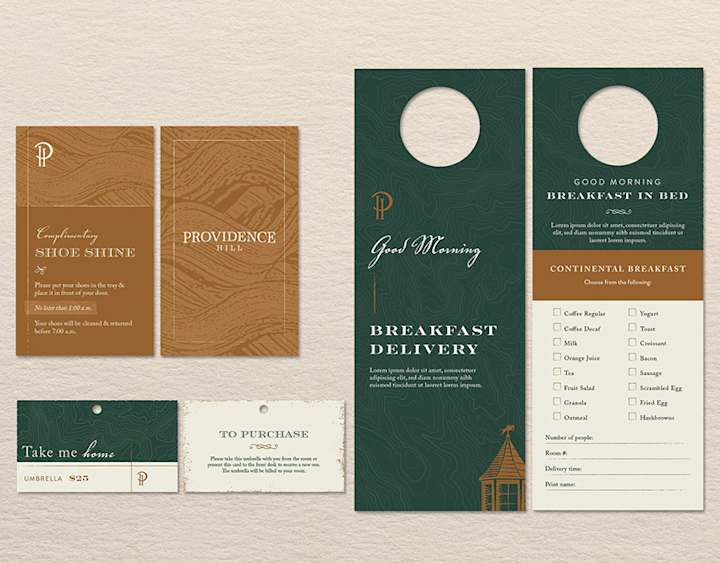 Cover image for Providence Hill Branding Collateral Mock-ups