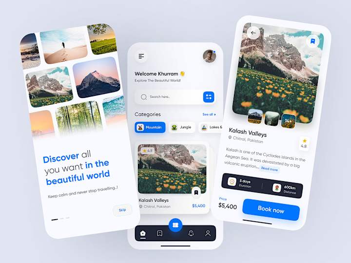 Cover image for Travel App Design