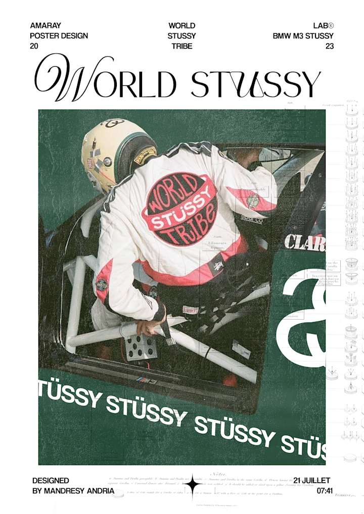 Cover image for World Stüssy Tribe- Poster design