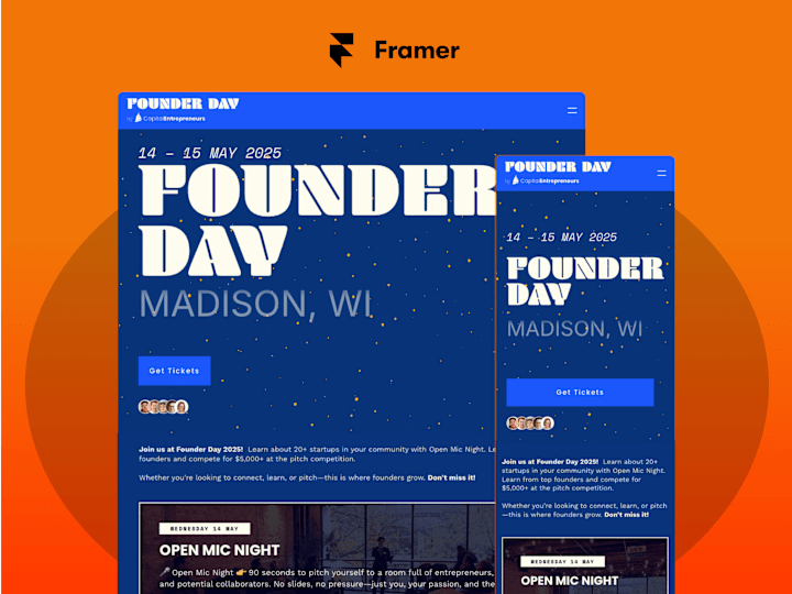 Cover image for Framer: Launch a landing page that you can maintain.