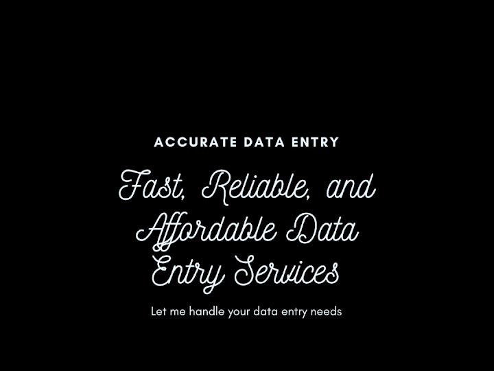 Cover image for Data Entry Specialist 