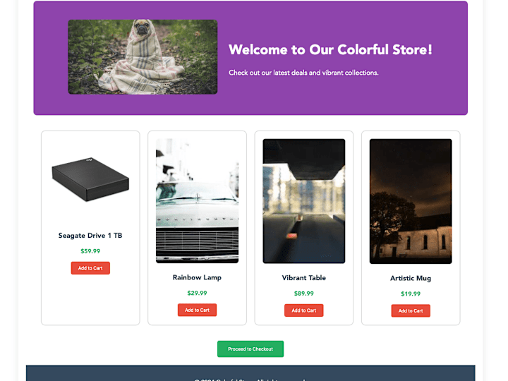 Cover image for Colorful Store - Vue Project