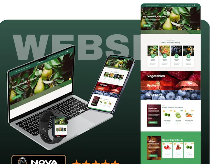 Cover image for Agricultural Sales Website