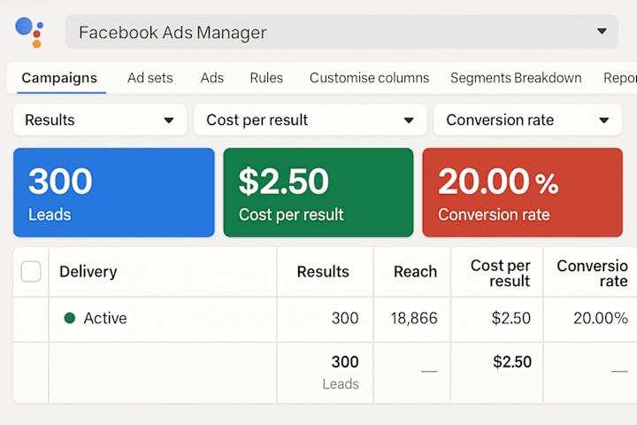 Cover image for US Home Services – Meta Ads Lead Gen at $6 CPL
