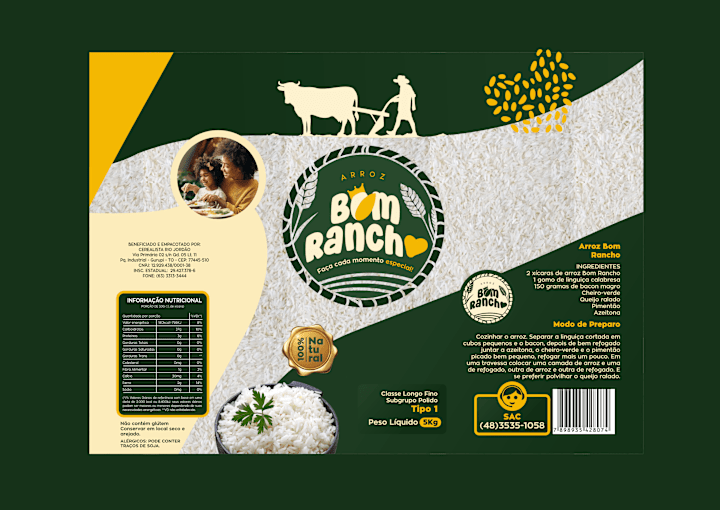 Cover image for Arroz Bom Rancho | Marca Identidade visual