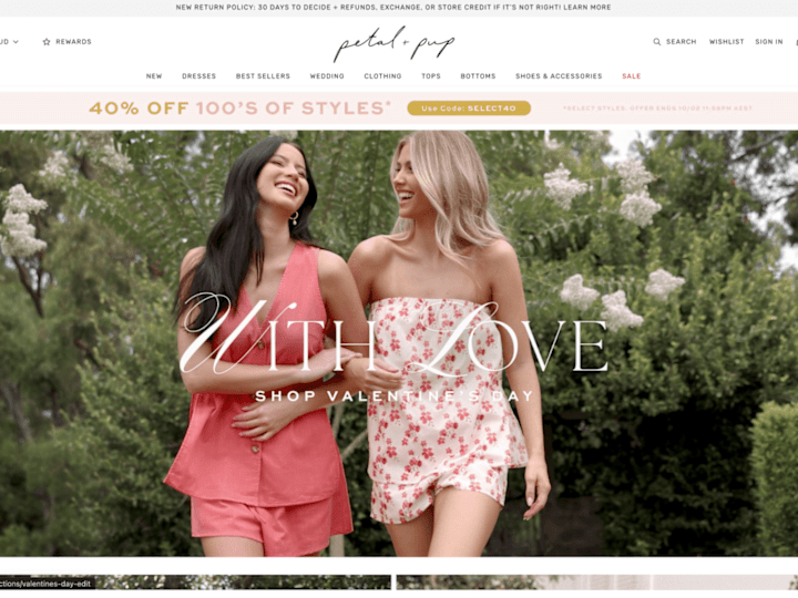 Cover image for Shopify Store Design from Scratch for Petal & Pup