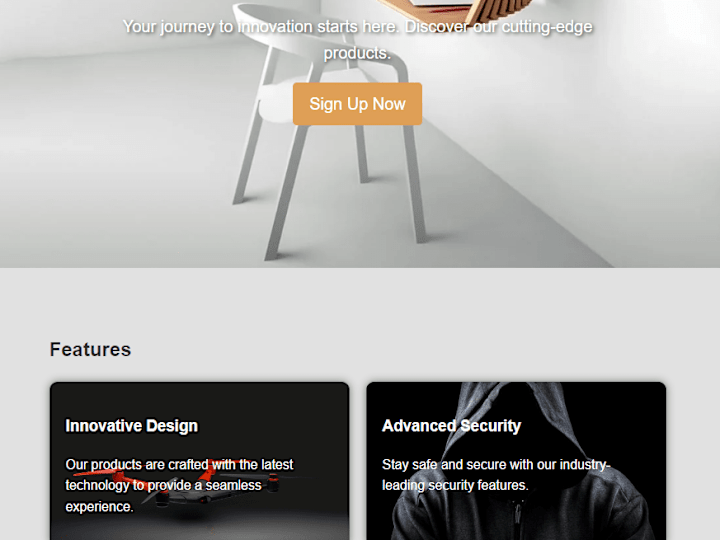Cover image for Custom Landing Page