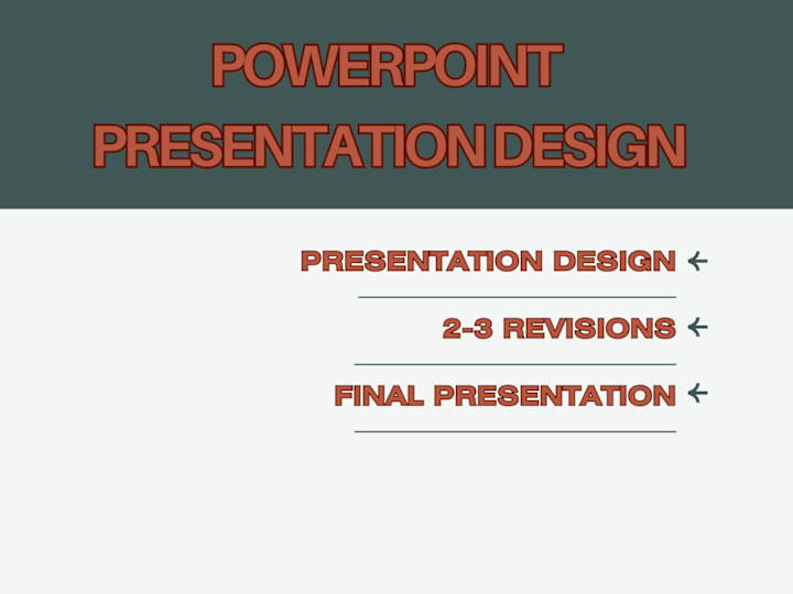 Cover image for Powerpoint Presentation Design