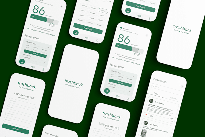 Cover image for Trashback Waste Segregation App Design
