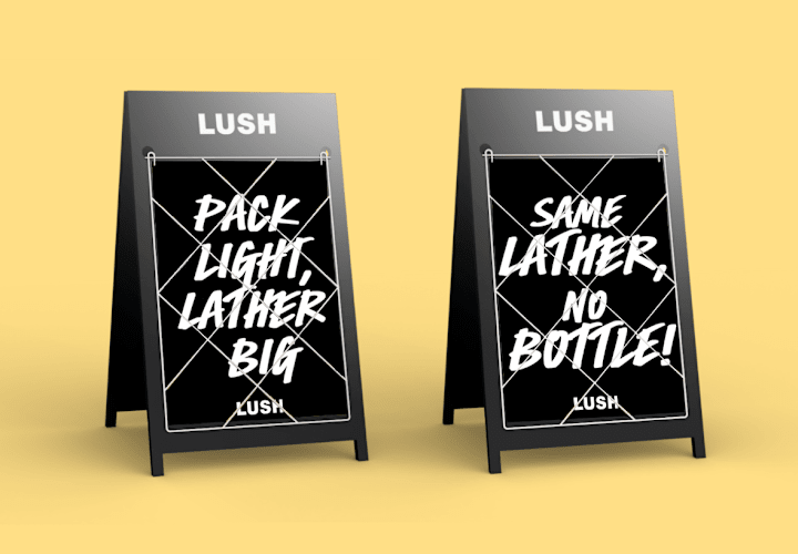 Cover image for Lush - Naked Shower Gels: A Solid Idea