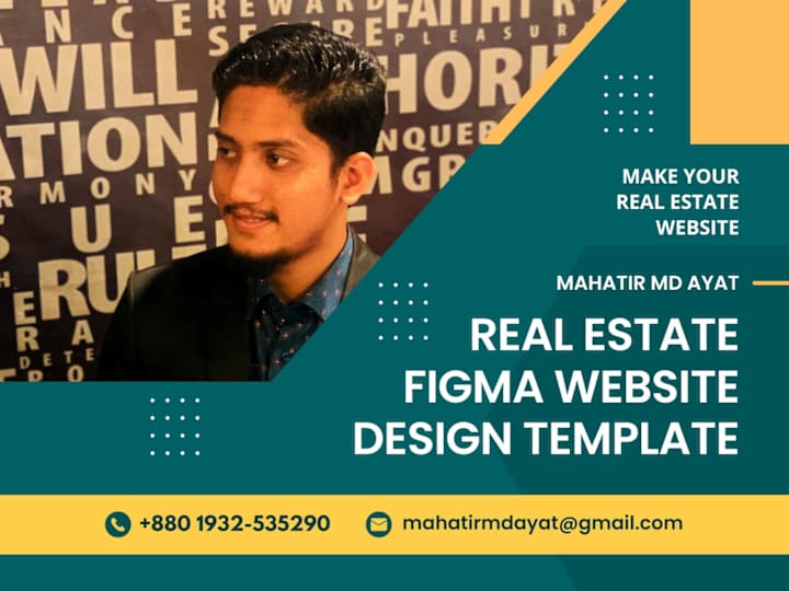 Cover image for Exclusive Real Estate Figma Website Design Template