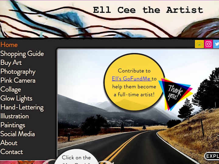 Cover image for Ell Cee The Artist website