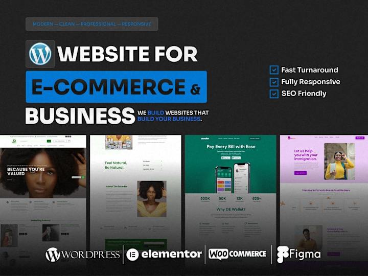 Cover image for  WordPress Designer | WordPress Expert | Elementor Designer 