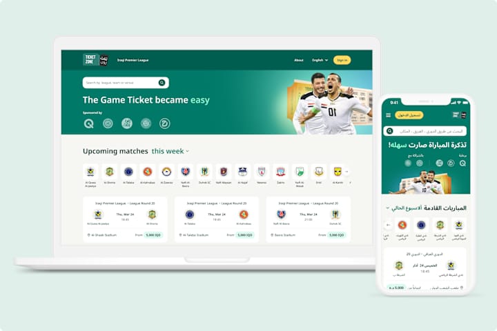 Cover image for Ticketwise - Online Sport Ticketing Platform