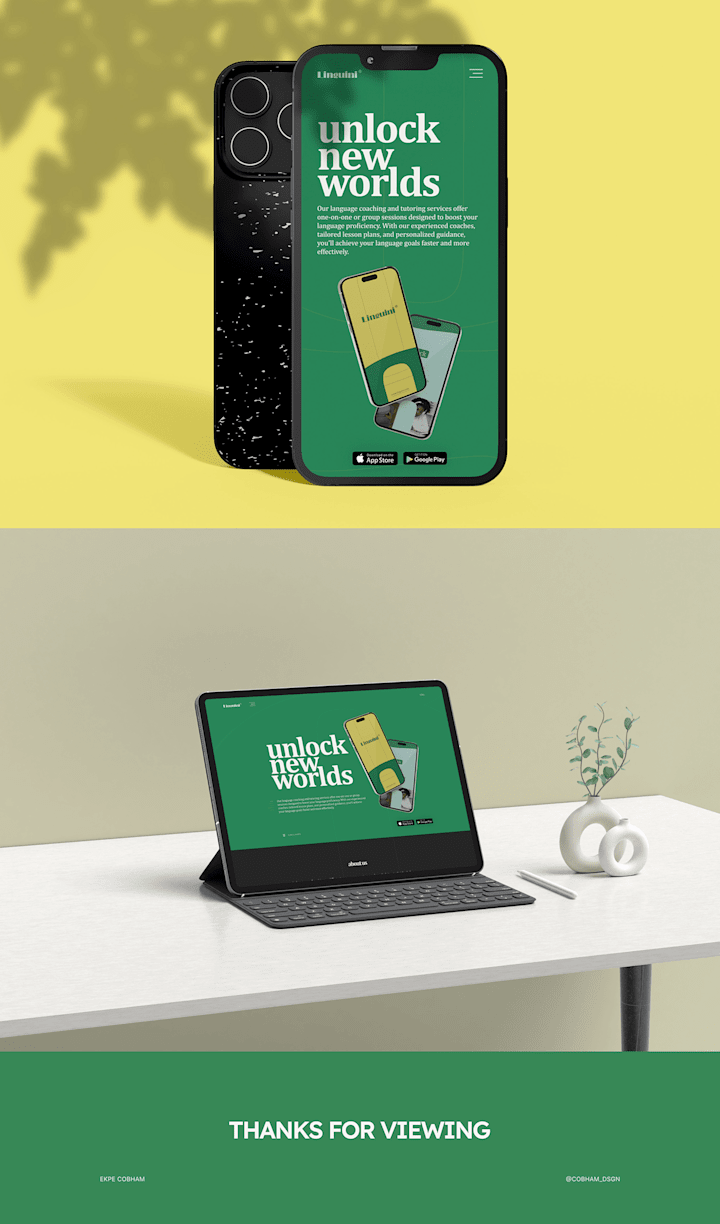 Cover image for Linguini on Behance