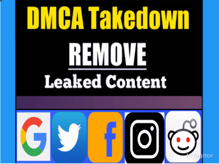 Cover image for DMCA takedown report Instagram Twitter Reddit TikTok Facebook 