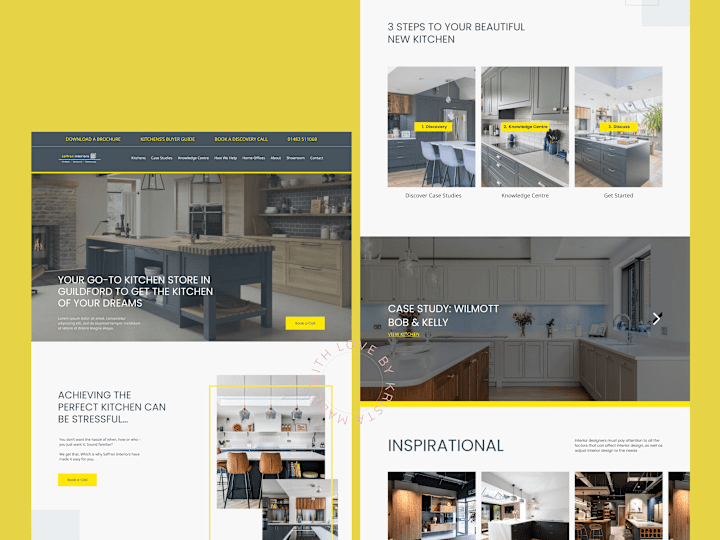 Cover image for Figma Landing Page Design for Kitchen Retailers