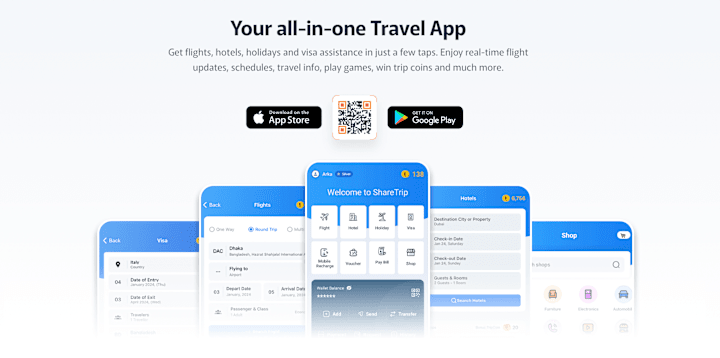 Cover image for ShareTrip: Book Air Tickets, Hotels, Packages online