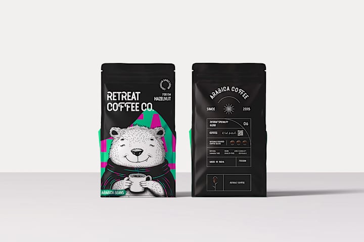 Cover image for Retreat Coffee co. | Packaging Case study 