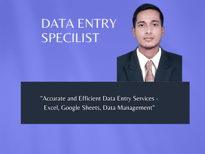 Cover image for Accurate and Efficient Data Entry Services 