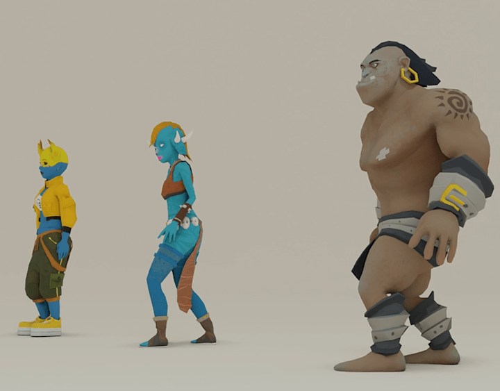 Cover image for 3D Animation Characters on Behance