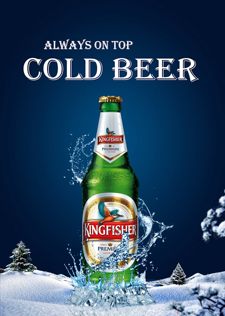 Cover image for Social Media Post Kingfisher. | Behance