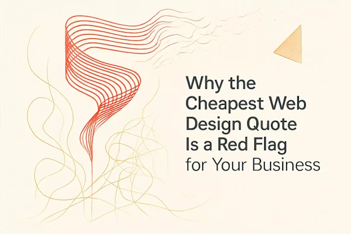 Cover image for Why the Cheapest Web Design Quote Is a Red Flag for Your Business