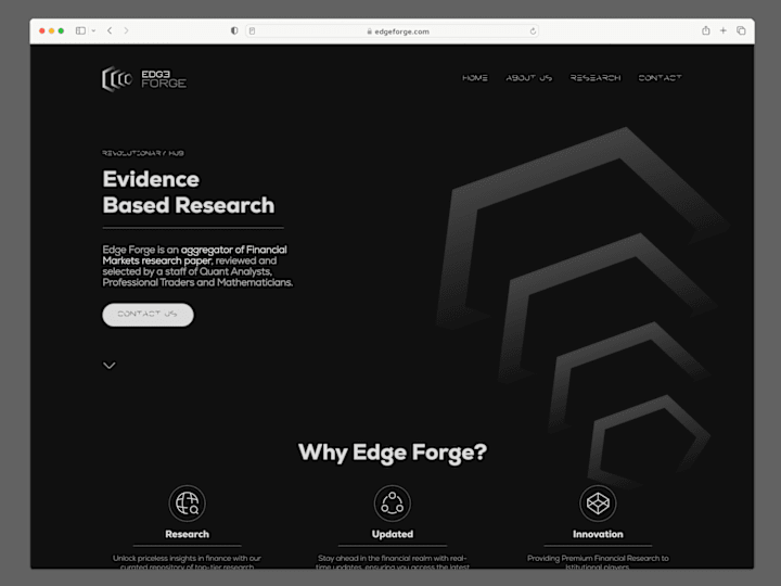 Cover image for EdgeForge - Financial Research Aggregator Design & Development