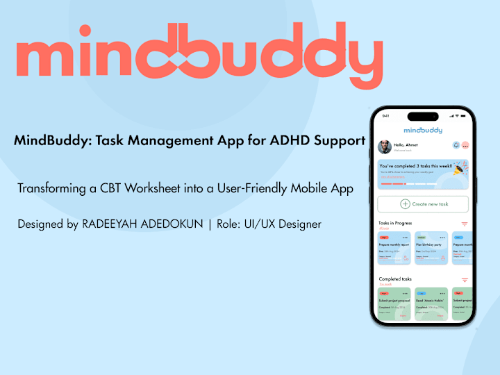 Cover image for MINDBUDDY - Turning a worksheet into screens 