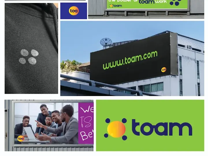 Cover image for Toam brand visual identity 