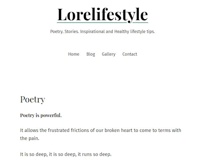 Cover image for Lorelifestyle