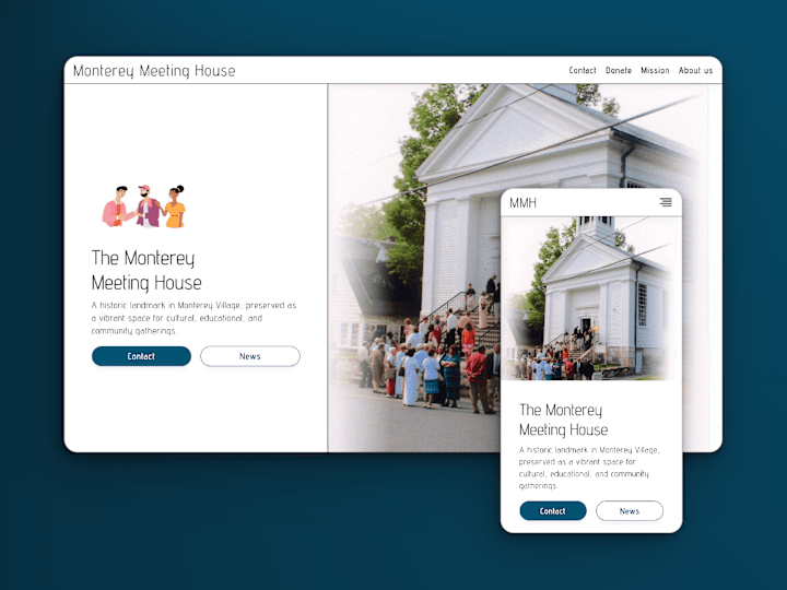 Cover image for The Meeting House | Custom web presence for a local non profit