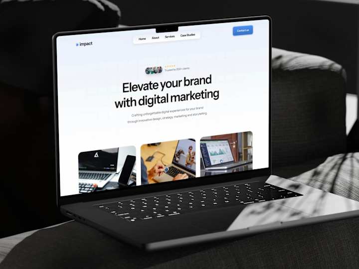 Cover image for Impact Website Template
