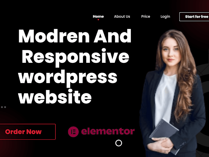 Cover image for  Create a professional wordpress landing page website