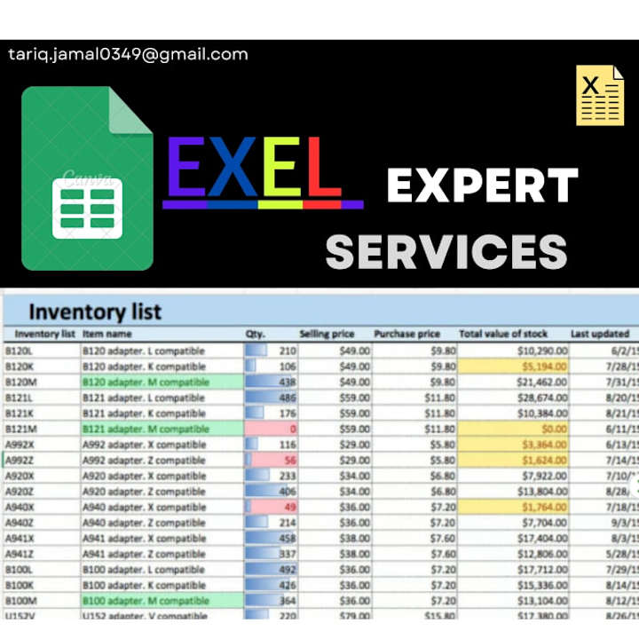 Cover image for I will be your creating spreadsheet