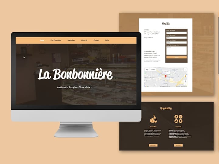 Cover image for La Bonbonniere Website Design