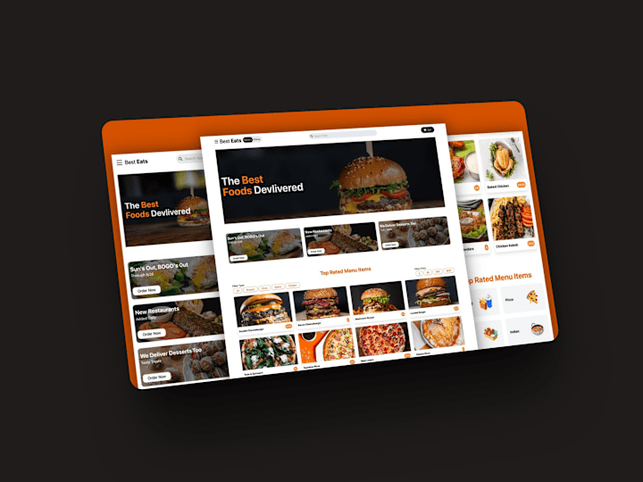 Cover image for Custom Food Website