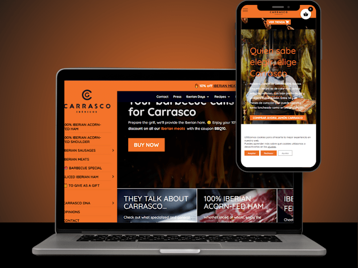 Cover image for Carrasco Ibéricos: Bubble Development for Premium E-commerce