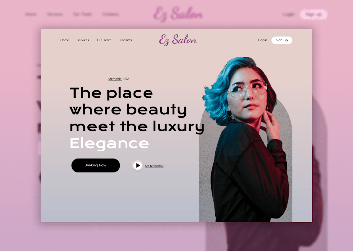 Cover image for Luxury Website Design for a Salon 