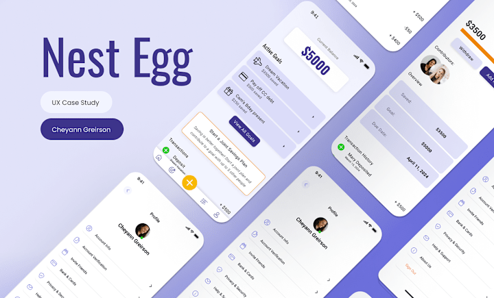 Cover image for Nest Egg Case Study :: Behance