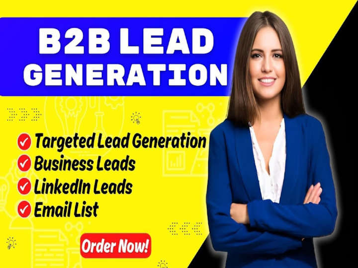 Cover image for I will do linkedin leads, business leads and b2b lead generation