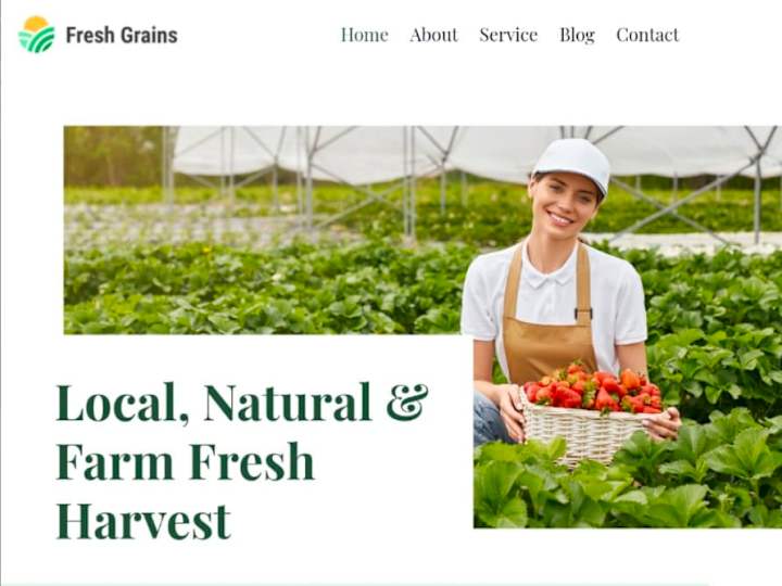 Cover image for Farming website design